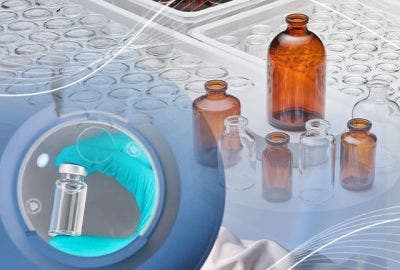 Image of a variety of glass pharmaceutical vials