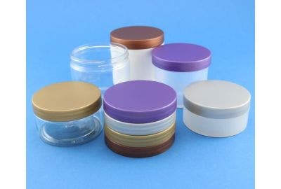 An image of several kinds of matt metallic effect polypropylene jar lids